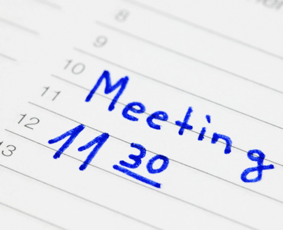 meeting, diary